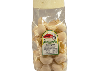 CONCHIGLIONI  Pasta fresca secca prodotta a Matera  confezione da 1/2 Kg