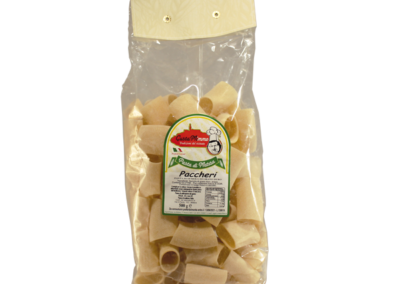 PACCHERI  Pasta fresca secca prodotta a Matera  confezione da 1/2 Kg