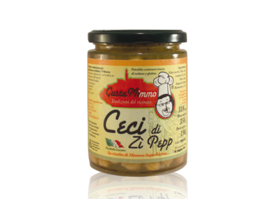 CECI DI ZÌ PEPP  Zuppa di ceci, aglio, sale, rosmarino olio evo, prodotto locale  barattolo da 314 ml