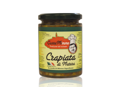 CRAPIATA FORMATO PICCOLO  Zuppa mista di legumi, prodotto locale  barattolo da 314 ml