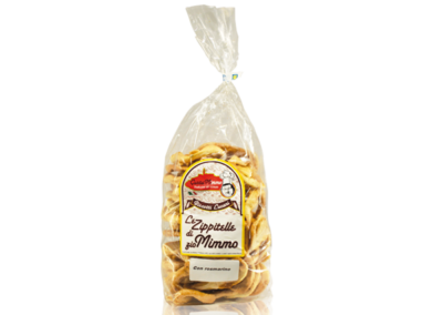 LE ZIPPITELLE DI ZIO MIMMO AL ROSMARINO  Taralli prodotto locale  confezione da 400 gr