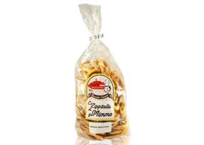 LE ZIPPITELLE DI ZIO MIMMO  Taralli prodotto locale  confezione da 400 gr