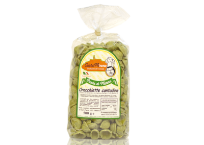 ORECCHIETTE CONTADINE  Pasta fresca secca prodotta a Matera  confezione da 1/2 Kg